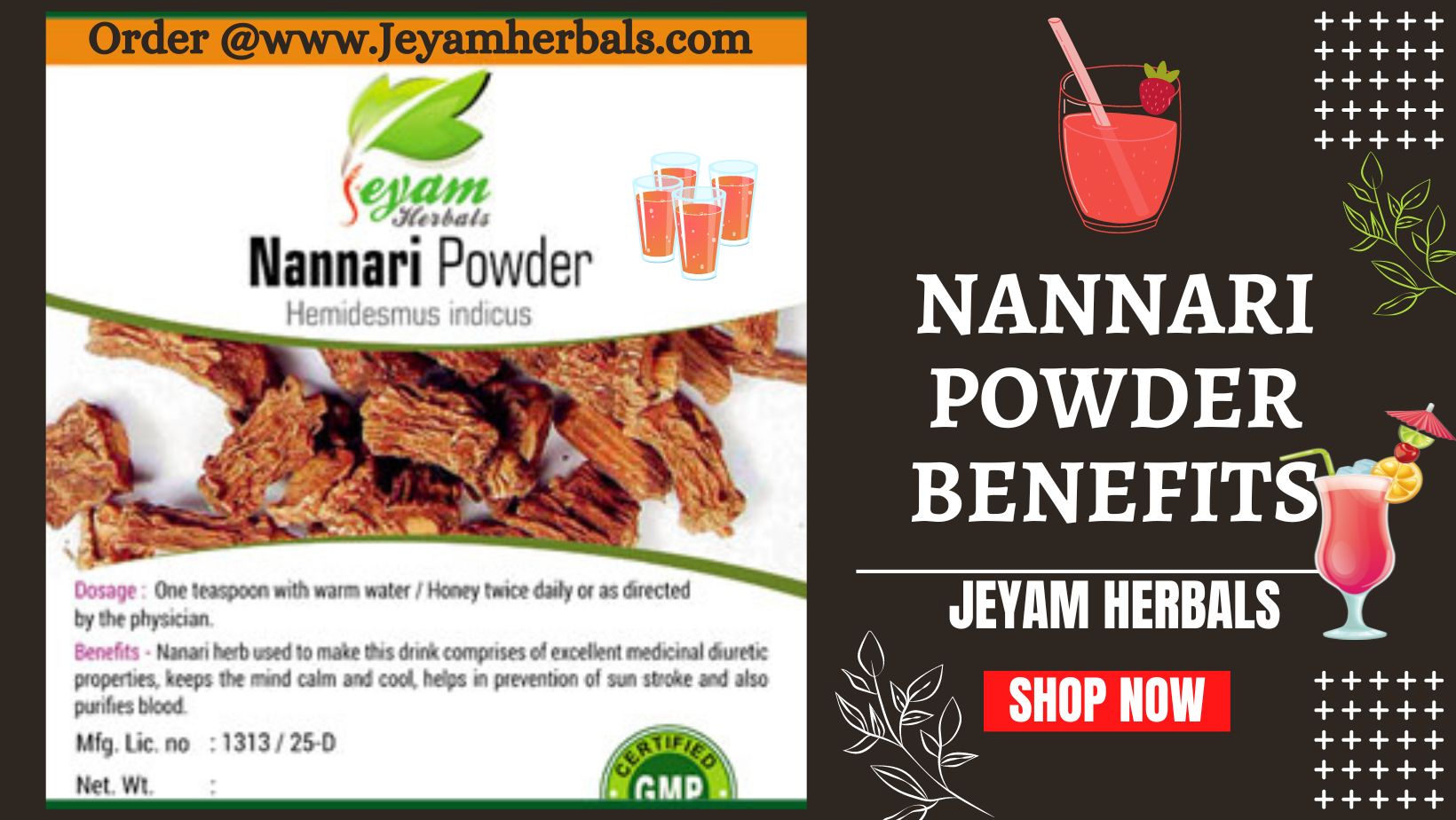 Nannari powder benefits